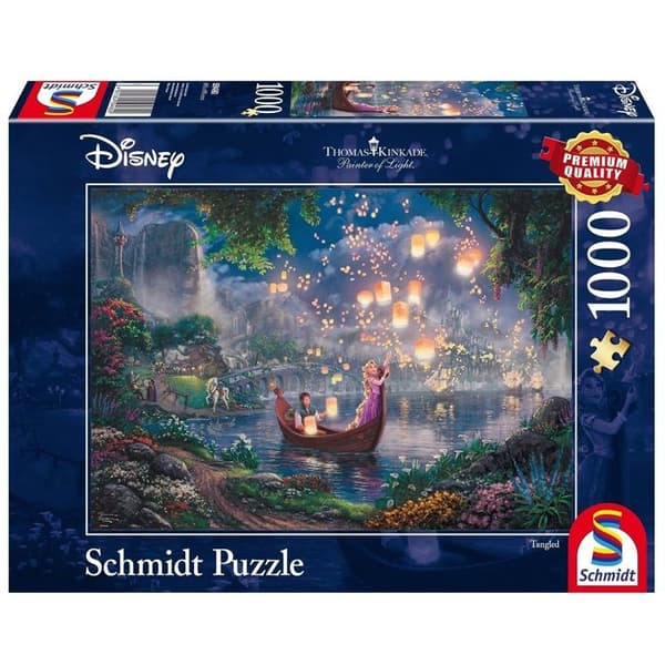 Pussel 1000 bitar - SCHMIDT SPIELE - Thomas Kinkade Studios - Disney Rapunzel - 1000 bitar