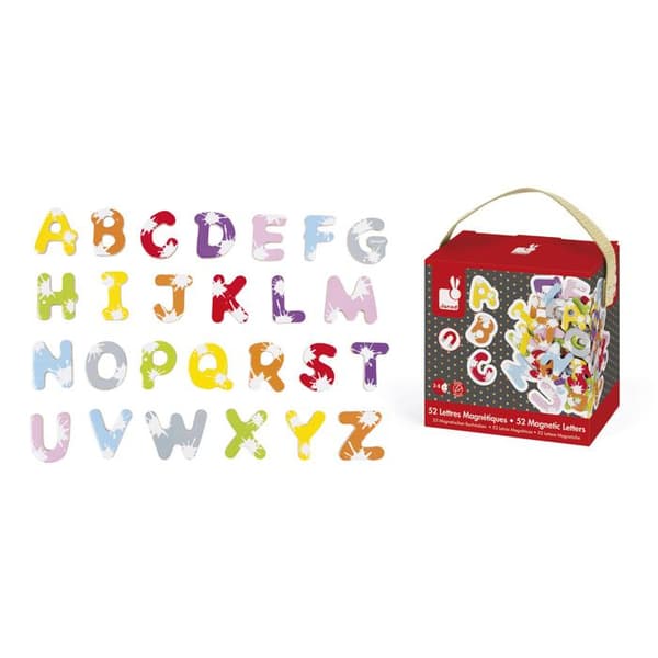 Coffret 52 magneter bokstäver Splash
