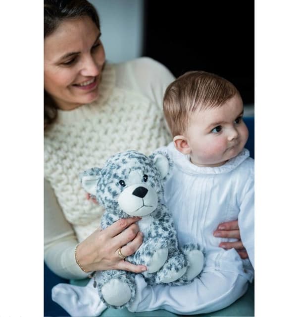 Soframar Bouillotte Cozy Plüsch Leopard Vit