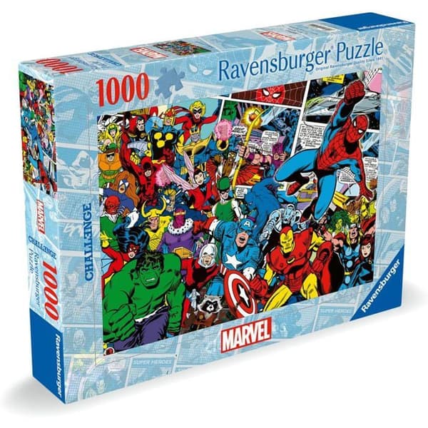 Pussel - RAVENSBURGER - Ravensburger pussel underverk - 1000 bitar - Blå - Inomhus