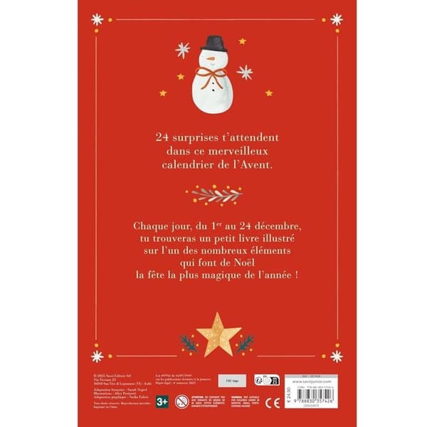 Sassi Junior - Adventskalender 24 små röda böcker