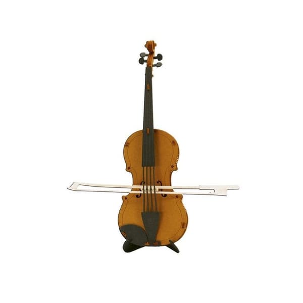 Fridolin - 3D-modell i papper Violin
