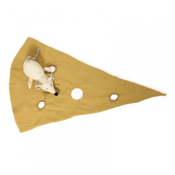 Doudou mus med bomullsgaze
