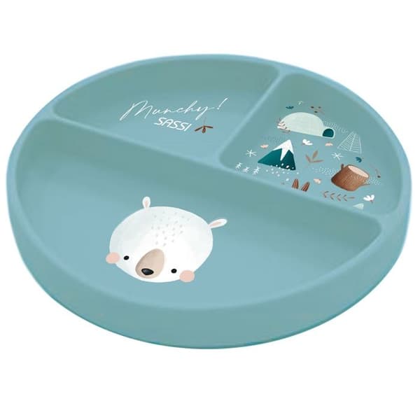 Sassi Junior - Munchy the Bear Silikonplatta