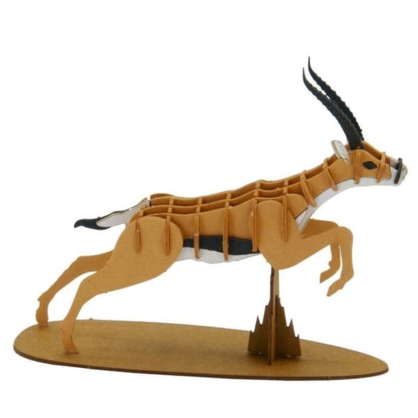 Fridolin - 3D-modell i papper gazelle
