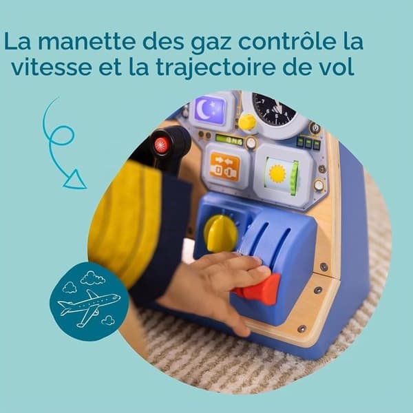 Melissa & Doug - Interaktiivinen lentäjän ohjauspaneeli - SPIN MASTER