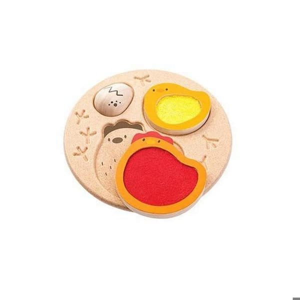 Planleksaker - Kyckling-ägg-pussel - Touch - BYXA