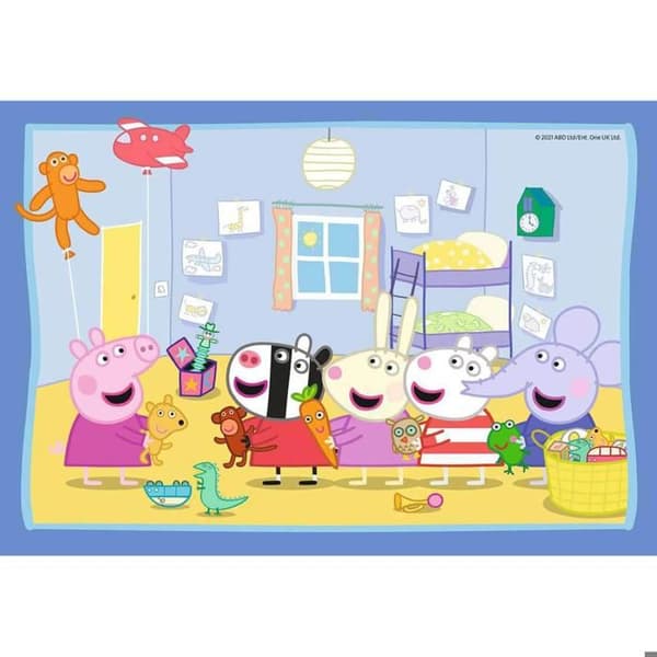 Pussel 2 x 12 bitar: Peppa Pigs äventyr
