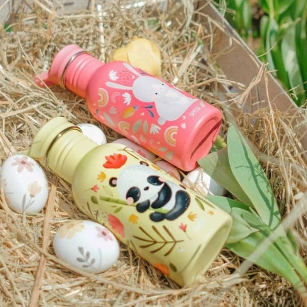 Sassi Junior - Gnummy panda rostfri flaska 500 ml