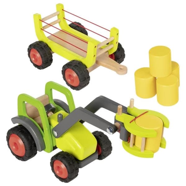 Goki - Traktor med hövagn - GOLLNEST & KIESEL