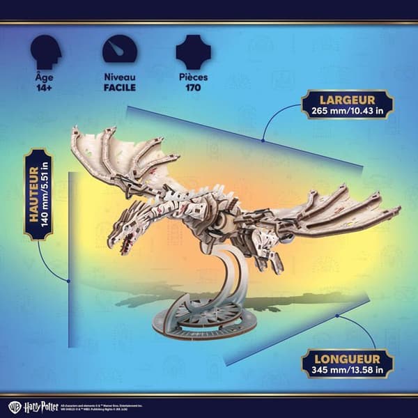 Ugears - 3D Puzzle Drage Pansedefer ukrainsk - DAM