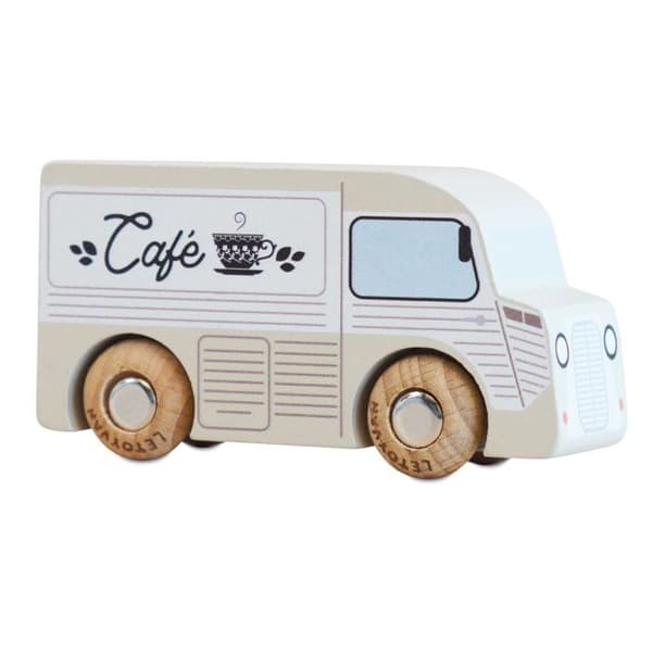 Minibil - LE TOY VAN - Lastbil Coco No 11 - Trä - Grå - Samlarobjekt