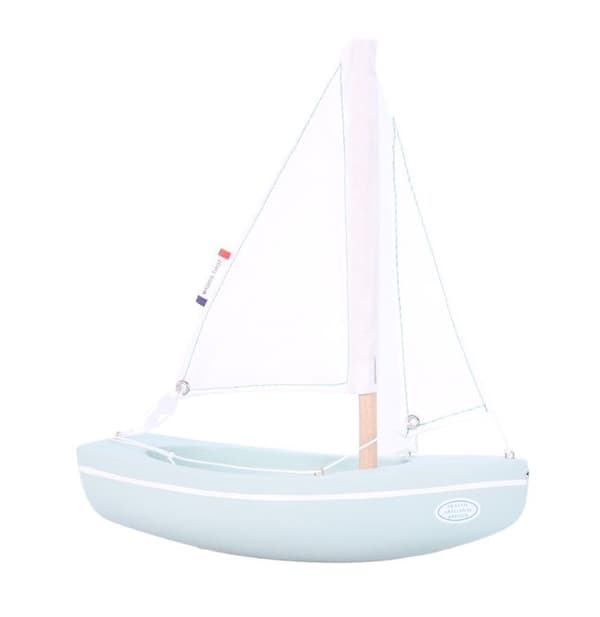 Maison Tirot - Le Sloop båt grönt vatten 21cm - TIROT