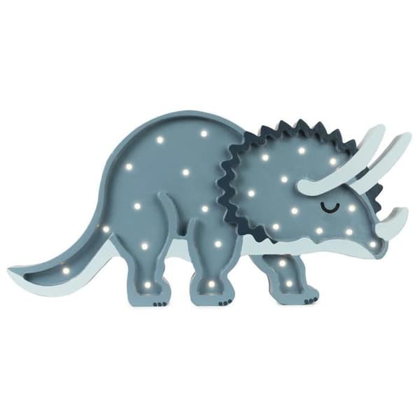 Little Lights - Marinblå Triceratops Night Light
