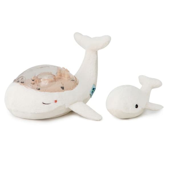 Tranquil Whale Family - Vit