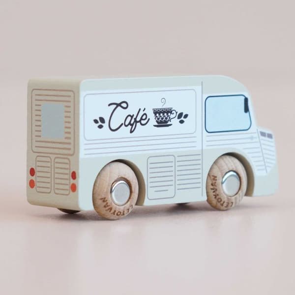 Minibil - LE TOY VAN - Lastbil Coco No 11 - Trä - Grå - Samlarobjekt