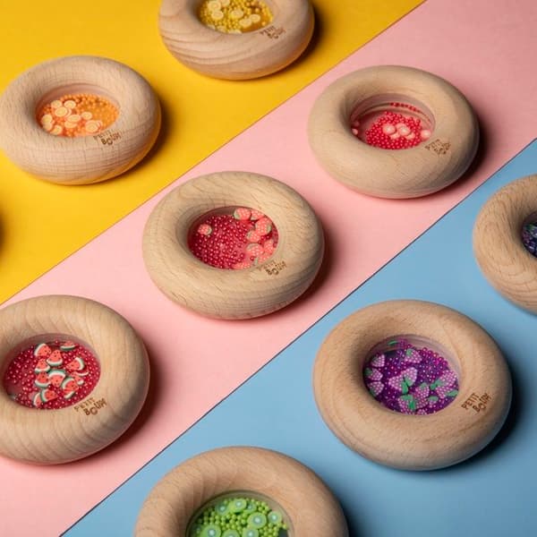 Petit Boum - Donut sensorinen Mansikat - COOL KIDS PROJECT