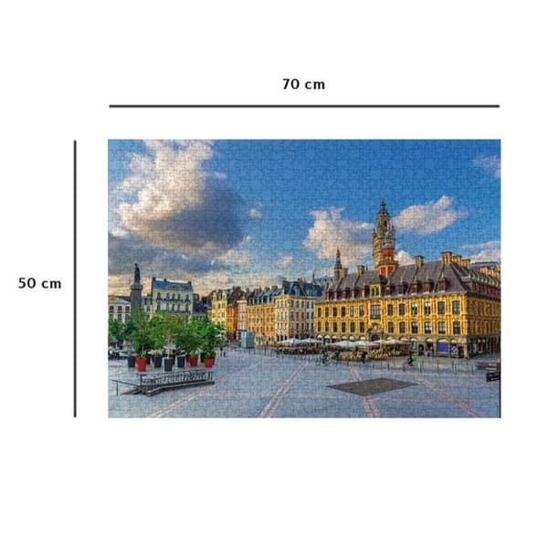 Nathan - Puzzle Grand'Place de Lille 1000 bitar - RAVENSBURGER