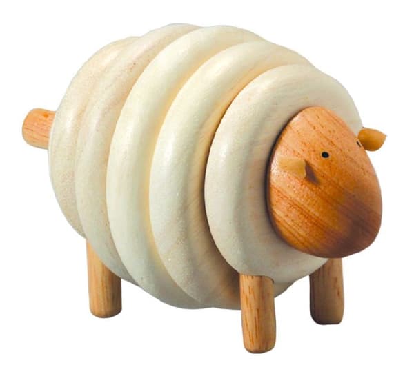 Fårskinn med snörning