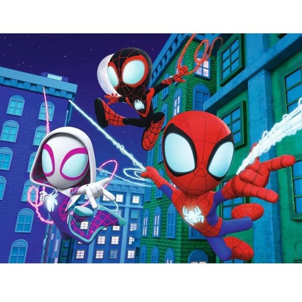 Pussel - NATHAN - Spidey - 30 bitar - Marvel - Vit - Barn