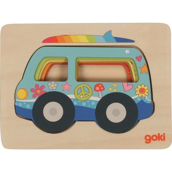 Goki - Lager-pussel Van - GOLLNEST & KIESEL