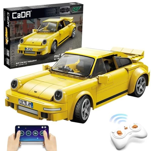CaDA Byggblock RUF CTR 2017 Radiostyrd bil 222 bitar