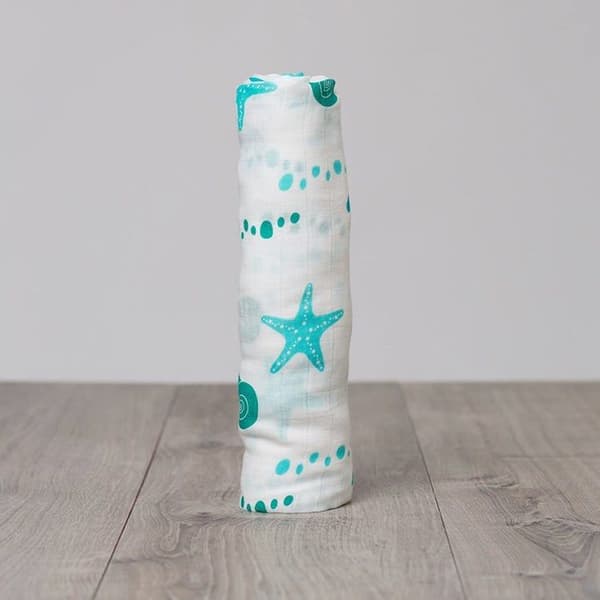 Lulujo - Bambu swaddle - Seaside - ELEMENT FÖR BARN