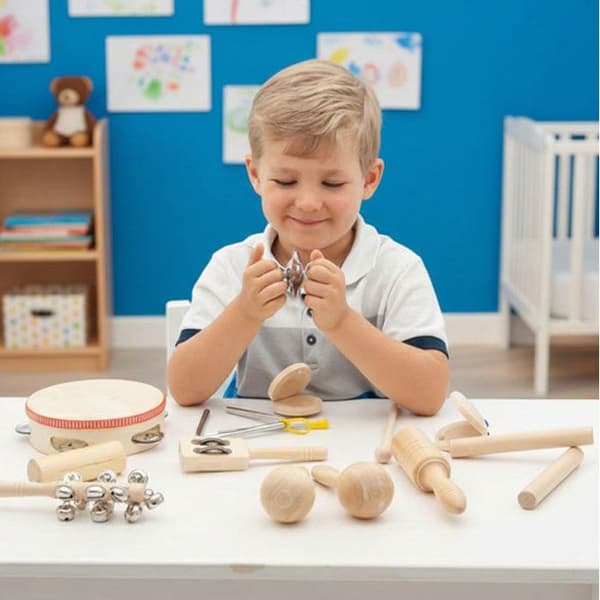 TickiT - Set med 10 slaginstrument - COMMOTION