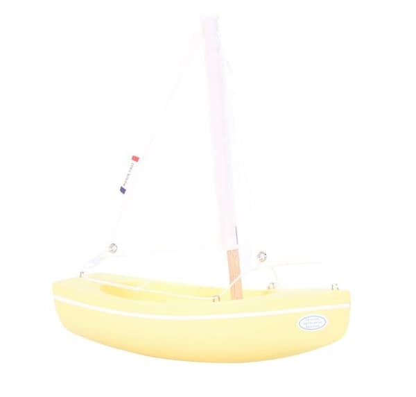 Maison Tirot - Le Sloop båt gul 21cm - TIROT