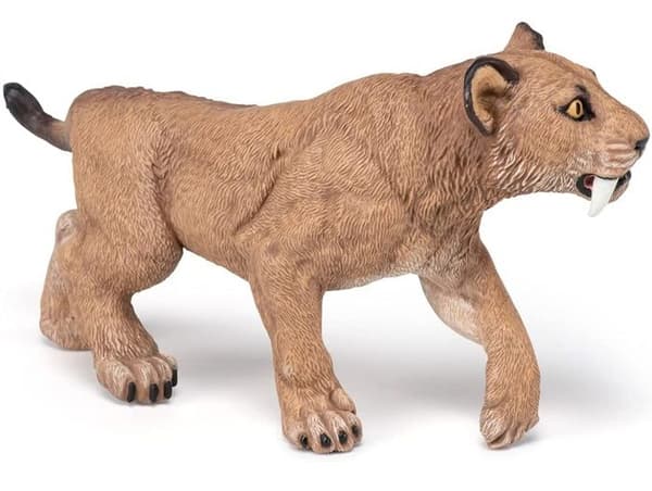 Förhistorisk figur: ung Smilodon