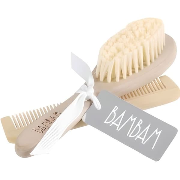 BAMBAM träborste och kam