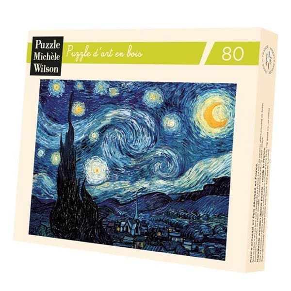Konstpussel med 80 bitar - Van Gogh: Starry Night