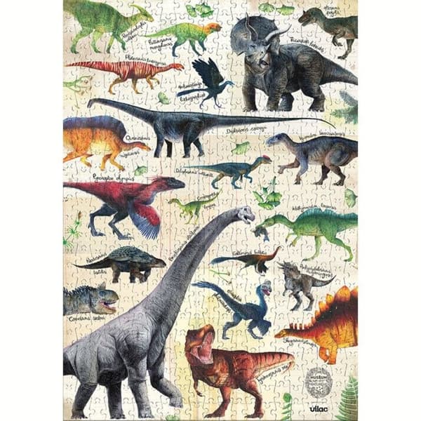 Pussel - Dinosaurier 500 bitar Museum