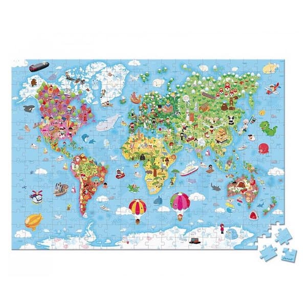 Janod Puzzle World Giant