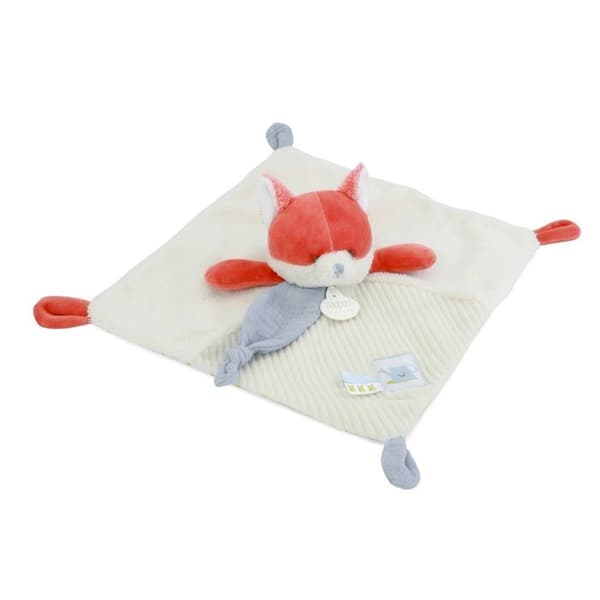 Doudou platt Räv Rosmarin - 27 cm