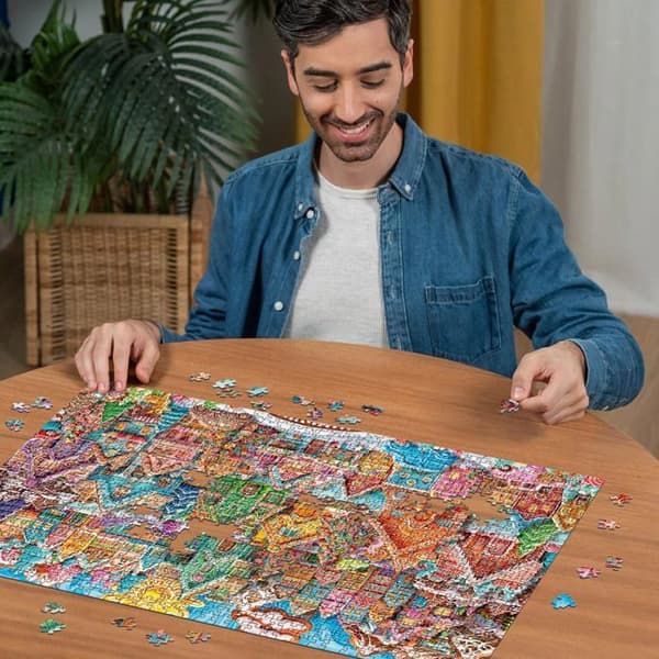 1000p pussel jul i kakbyn