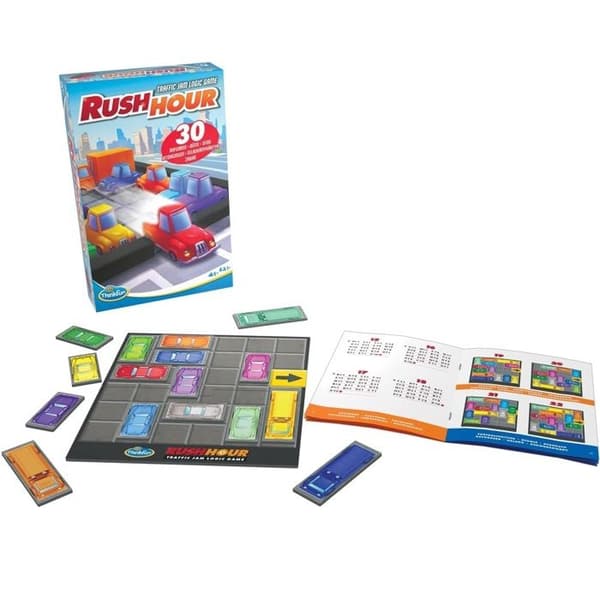 Logikspel - RAVENSBURGER - Mini spel Rush Hour - kompakt version - 30 utmaningar - fickformat