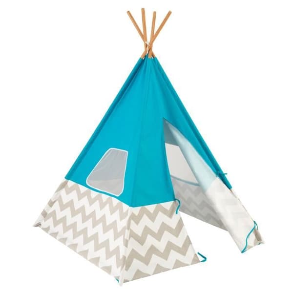 KIDKRAFT - Moderne Tipi Turquoise - Legetelt