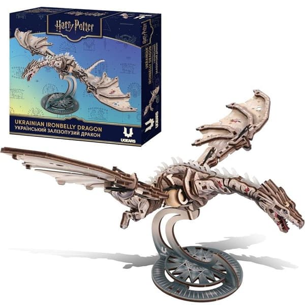 Ugears - 3D Puzzle Drage Pansedefer ukrainsk - DAM