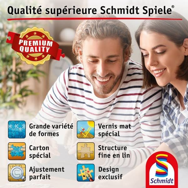 Pussel barn - SCHMIDT - 150 bitar - Hästar i bäcken - 150 bitar