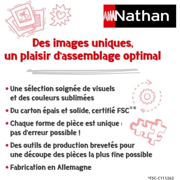 Nathan Die Pont du Gard - 1000 bitar