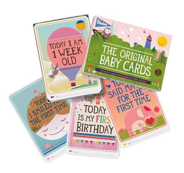 Milestone - BABYKORT - Engelsk version - ELEMENTS FOR KIDS