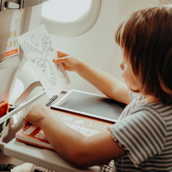 KIDYWOLF KIDYDRAW Mini Ritplatta - Djurtema - Utbildande - Från 4 år