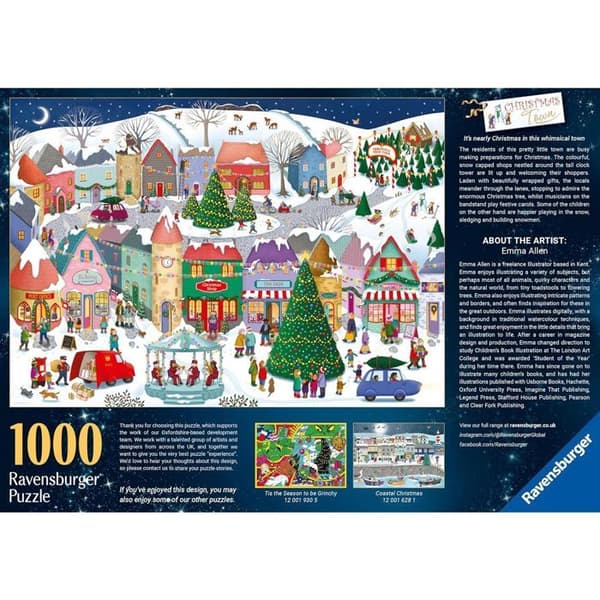 Ravensburger - Pussel Julstaden 1000 bitar