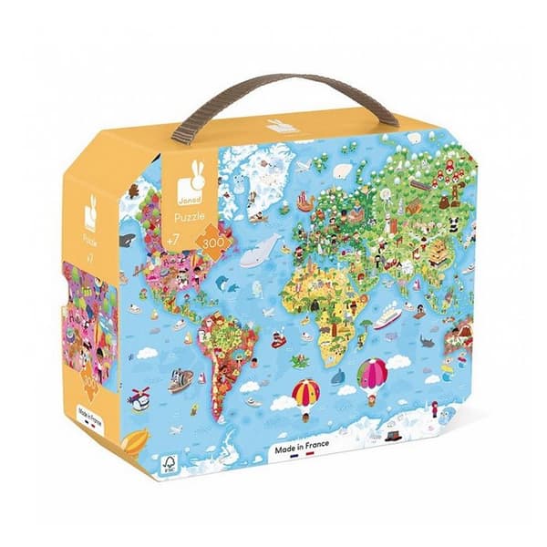 Janod Puzzle World Giant
