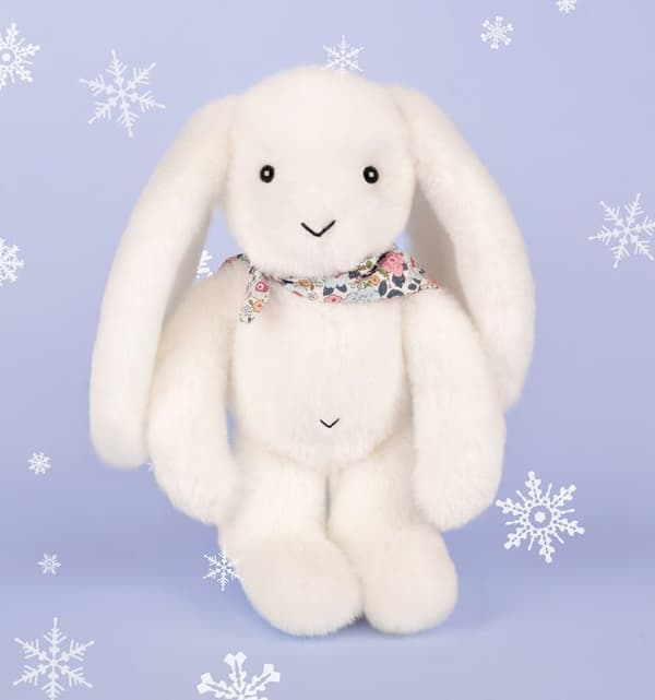Doudou et Compagnie - Plott Rabbit Fleurette vit 25 cm