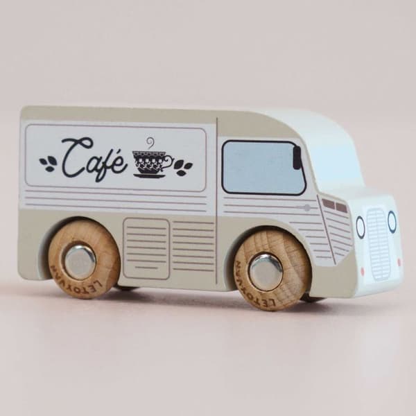 Minibil - LE TOY VAN - Lastbil Coco No 11 - Trä - Grå - Samlarobjekt