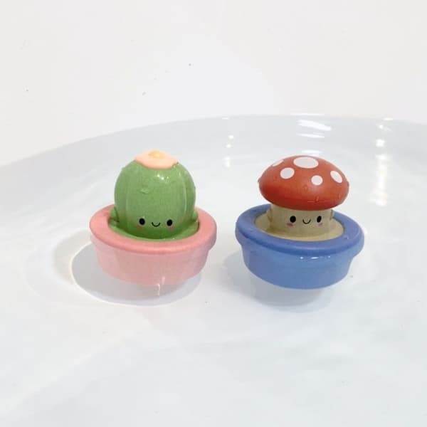 Champignon Pop-up för badet
