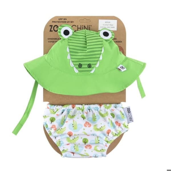 Zoocchini - Crocodile Jersey and Hat (6-12M) - ELEMENT FÖR BARN