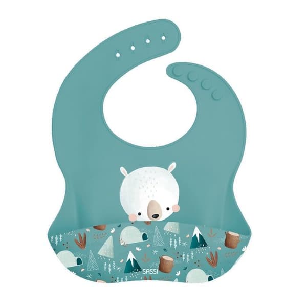 Sassi Junior - Munchy the Bear Silikonhaklapp